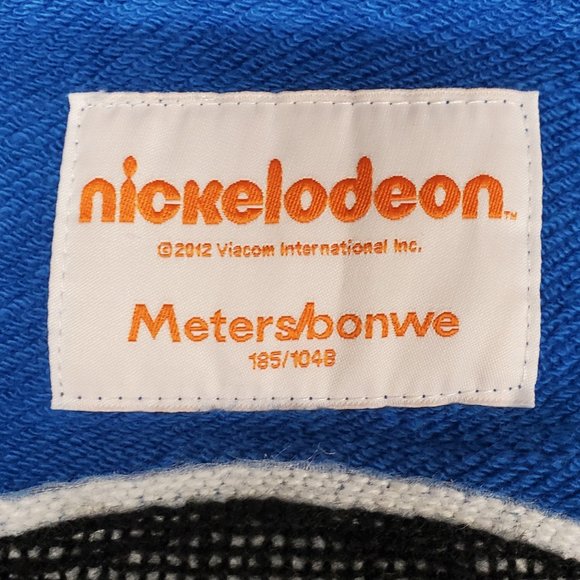 Nickelodeon SpongeBob Squarepants x Metersbonwe 2012 Full Zip Hoodie Adult Size - Picture 8 of 10